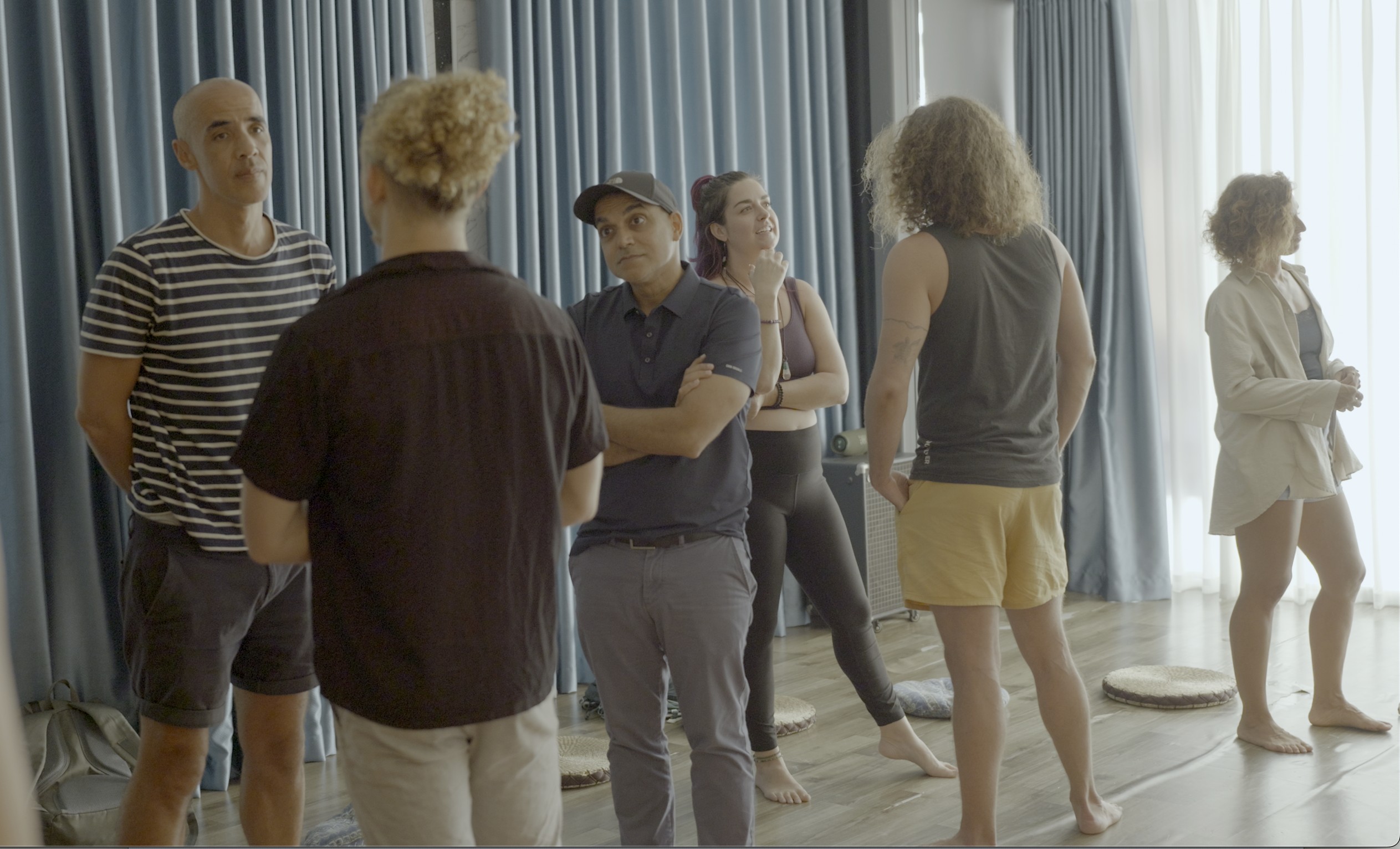 Group together at the immersion